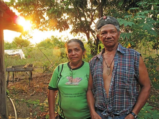 As lideranças ambientais Maria do Espirito Santo e José Claudio Ribeiro, vítimas de um crime cruel em 2011.