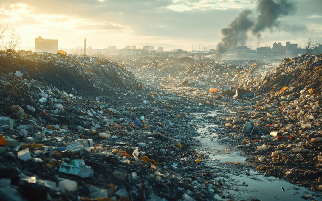 A água que falta começa no lixo que sobra