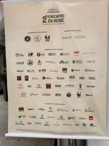 Banner do 2º Encontro da Rede Conexão dos Povos da Floresta Banner do 2º Encontro da Rede Conexão dos Povos da Floresta