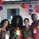 Letícia Leita (ISA), Selma Dealdina (Conaq), Maria Paula Fernandes (Gota), Ronaldo (Conaq)