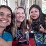 Andreia Fanzeres, da Operação Amazônia Nativa (Opan) e Alessandra Munduruku