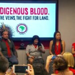 Dinamam Tuxá, Sonia Guajajara, Cristiane Pankararu e Artemisa Xakriabá