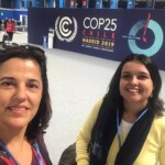 Chegamos a Madrid e logo nos encontramos com Andréia Fanzeres.