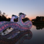 Série "Entidades", de Jaider Esbell. Foto: Levi Fanan