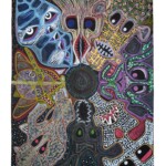 Imagem da série A Guerra dos Kanaimés, de Jaider Esbell. Foto Marcelo Camacho