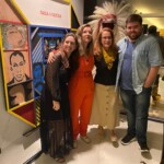 Adriana, Gabi, Maria Lucia e Guilherme