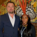 Leonardo DiCaprio se reuniu com Juma Xipaia e vai apoiar sua organização