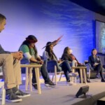 Mesa organizada pela Gota e parceiros reuniu mulheres indígenas de Brasil e Colômbia