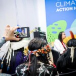 O “Brazil Climate Action Hub” foi nossa casa da COP25. Lideranças indígenas contaram sobre a luta para proteger seus teritórios e a floresta.