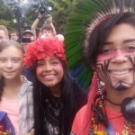 Greta Thunberg, Milizbeth Flacon e Artemisa Xakriabá