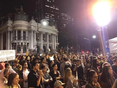 Rio de Janeiro, Cinelândia. Foto: Uma Gota no Oceano